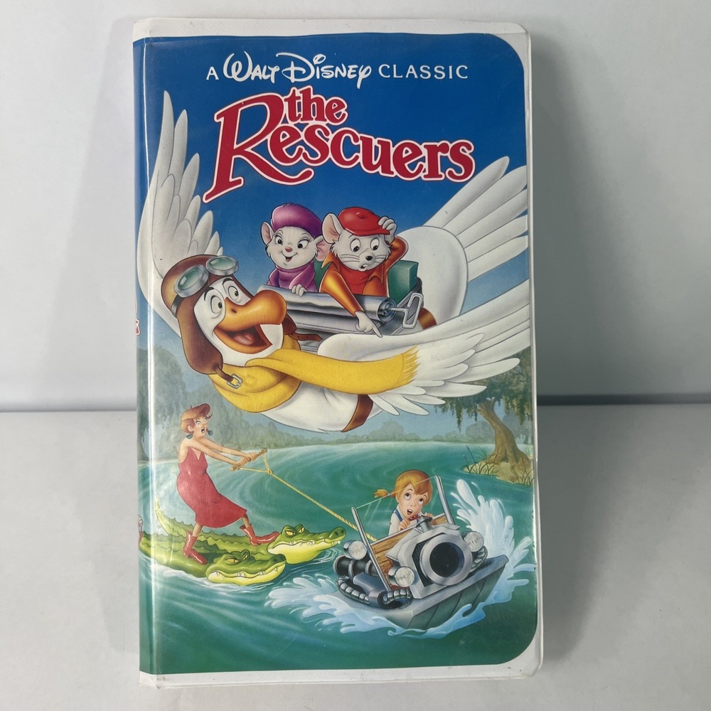 Walt Disney's The Rescuers VHS 1992 Classic Movie Pre-Owned